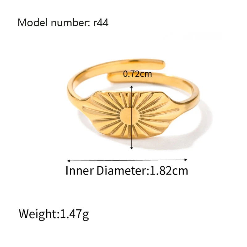 2025 Retro Hollow Zirconringen voor Vrouwen – Luxe Gouden Slangontwerp Trendsettende RVS Sieraden