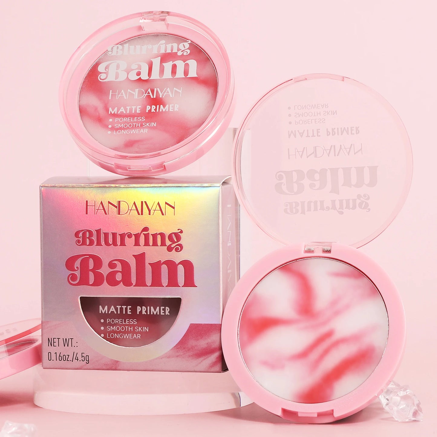 HANDAIYAN Ultra-Glad Natuurlijke Settingpoeder: Waterdichte Concealer voor Langdurige Vlekkeloze Gezichtsmake-up