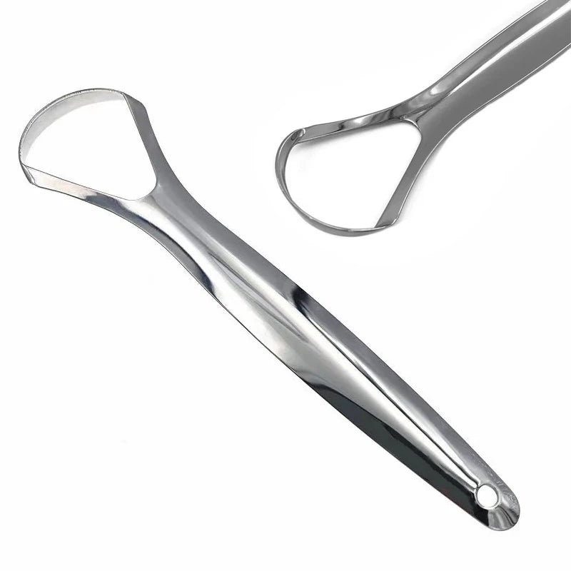 Premium Roestvrijstalen Tongschraper voor Volwassenen - Geavanceerde Mondverzorging Tool voor Frisse Adem & Schone Tong Coating