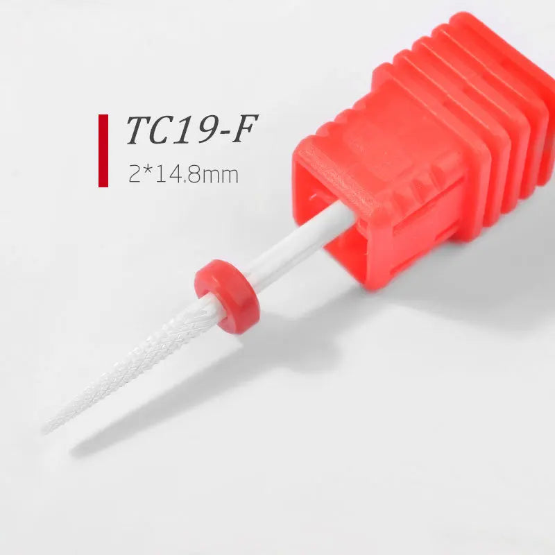 Premium Keramische Vijlbits - Elektrische Pedicure & Manicure Polijstgereedschap voor Moeiteloos Nagelart & Cuticle Verzorging