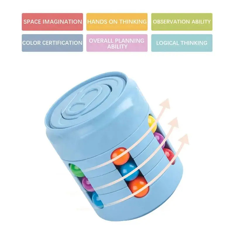 Magische Kleurrijke Bonen Fidget Spinner - Een Multi-Functioneel Stress Verlichtingshulpmiddel voor Kinderen en Volwassenen!