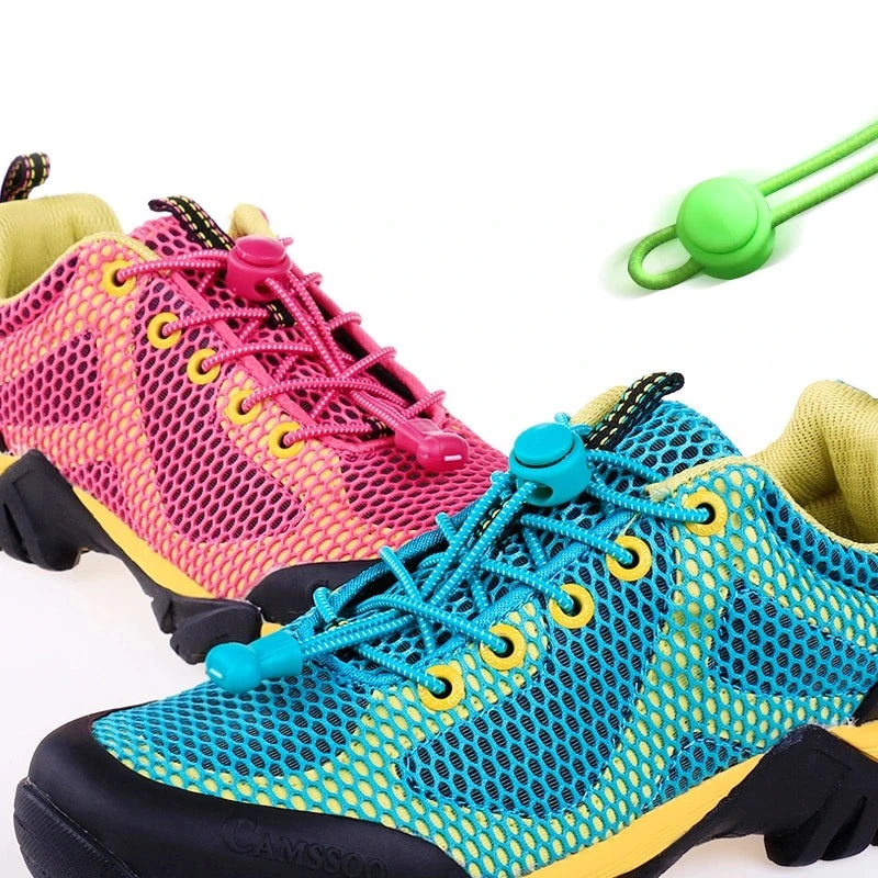 Verbeter Je Schoeisel met 22 Kleuren: Geen-Knoop, Elastische Ronde Veters voor Kinderen en Volwassenen - Snelle en Gemakkelijke Rubber Veters voor Sneakers!