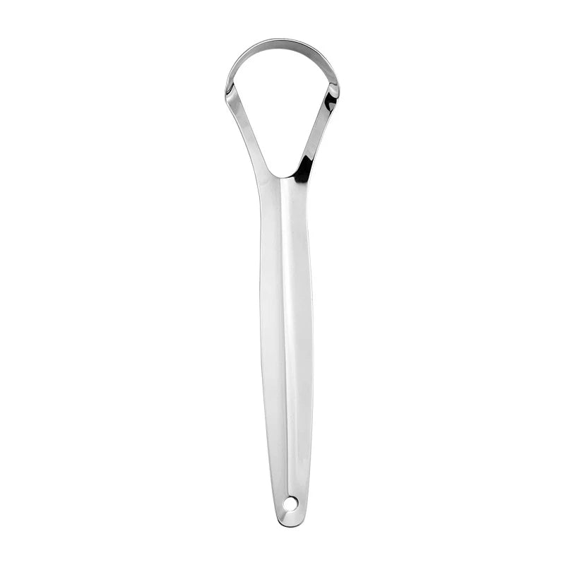 Premium Roestvrijstalen Tongschraper voor Volwassenen - Geavanceerde Mondverzorging Tool voor Frisse Adem & Schone Tong Coating
