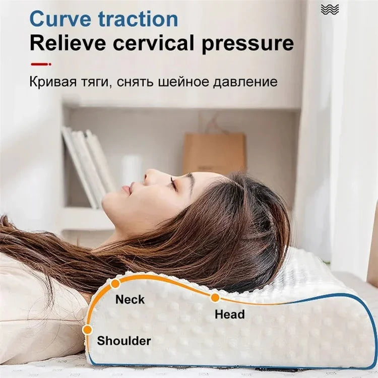 Ergonomisch Lang Geheugen Schuim Zwangere Kussen voor Ultieme Nekondersteuning en Comfort - Perfect voor een Rustige Slaap