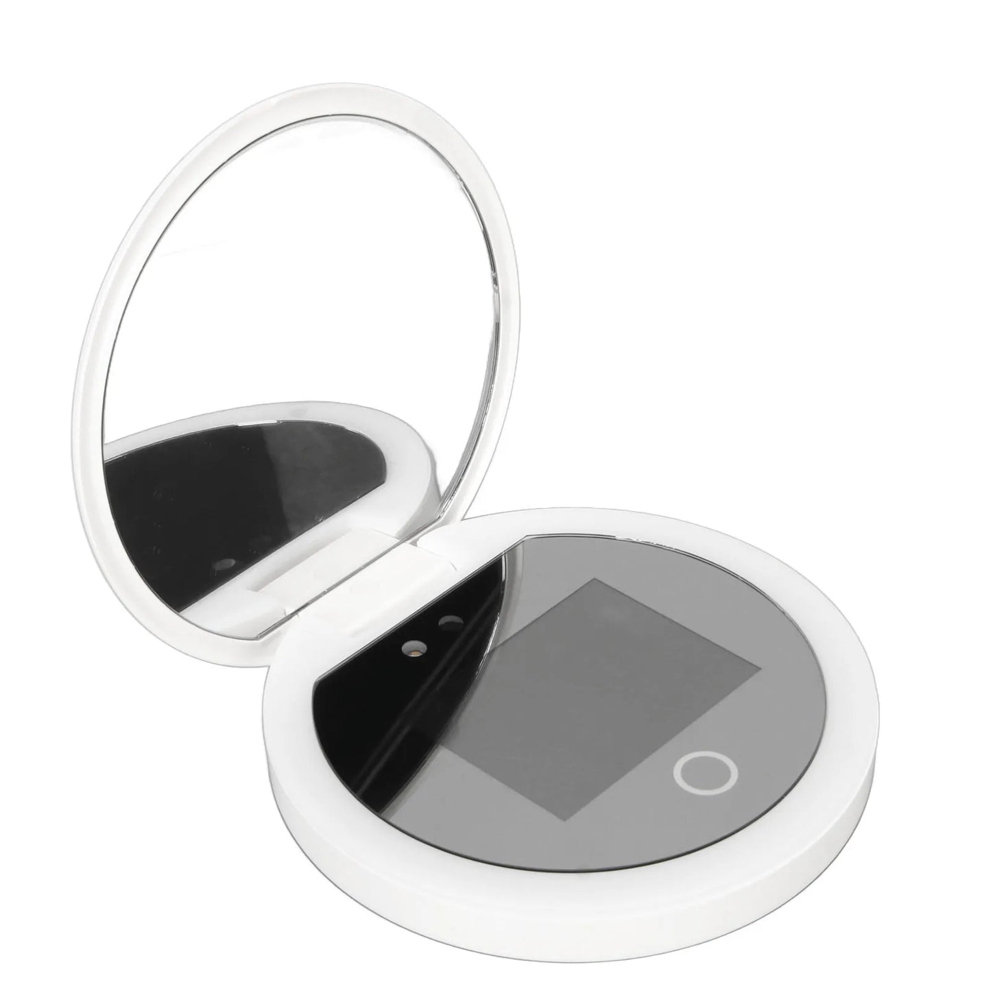 Compact 3,5 inch UV Spiegel Zonnebrandcrème Testcamera met 2X Vergroting - Perfect voor Reismake-up!