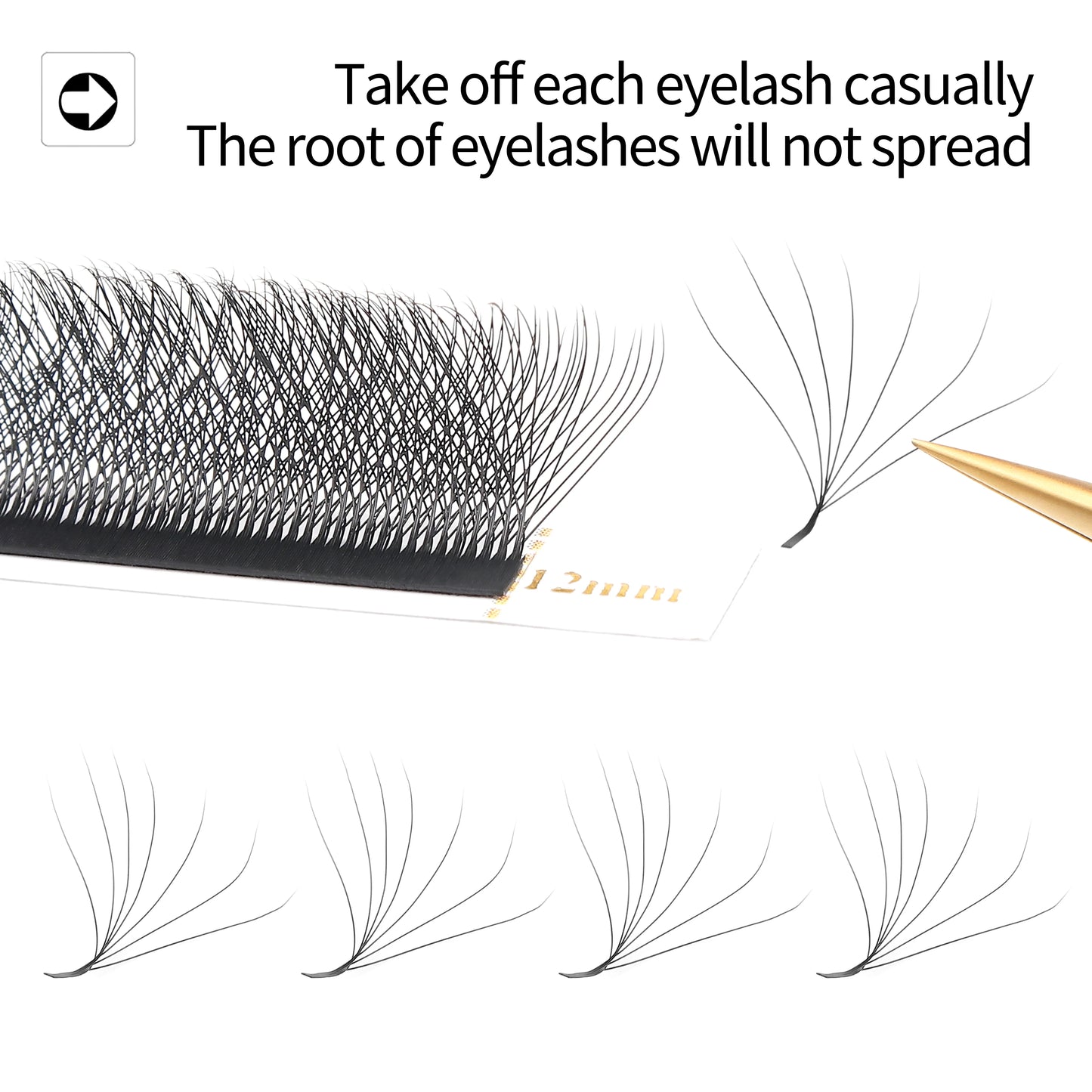 Verhoog je schoonheid met XIUSUZAKI W-vormige voorgemaakte fan wimperextensions - 2D tot 8D natuurlijke look individuele wimpers voor vlekkeloze glamour!