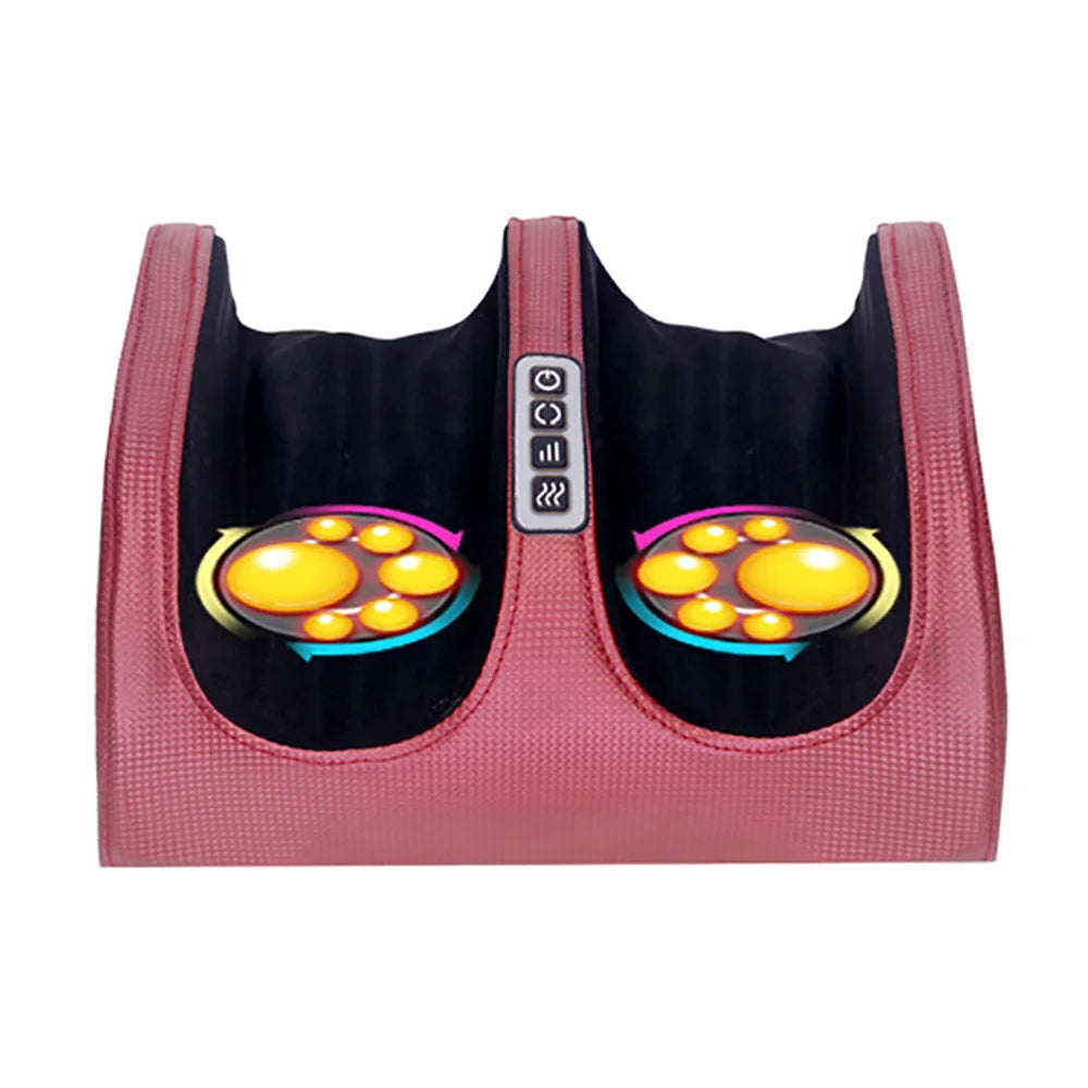 Verwen jezelf: Elektrische Voetmassager met Verwarmtherapie, Shiatsu Kneedrollers en Hete Compressie voor Ultieme Spierontspanning en Pijnverlichting