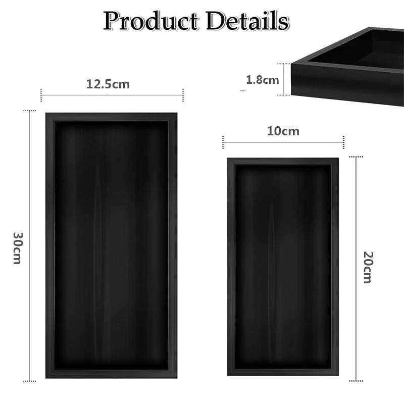 Stijlvolle Siliconen Badkamer Aanrecht Tray - Versterkt & Duurzaam Schokbestendig Rechthoekig Ontwerp voor Zeepdispensers en Essentiële Producten
