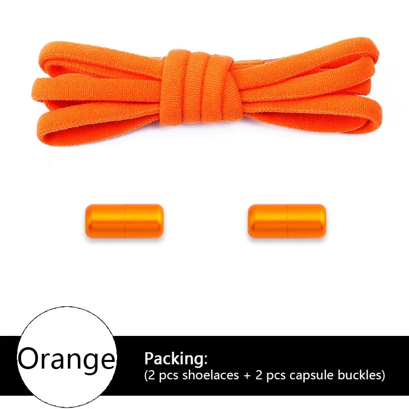 Levende Elastische Schoenveters Zonder Knoop - Perfect voor Kinderen en Volwassenen! Stijlvolle Ronde Veters voor Alle Sporten en Activiteiten.
