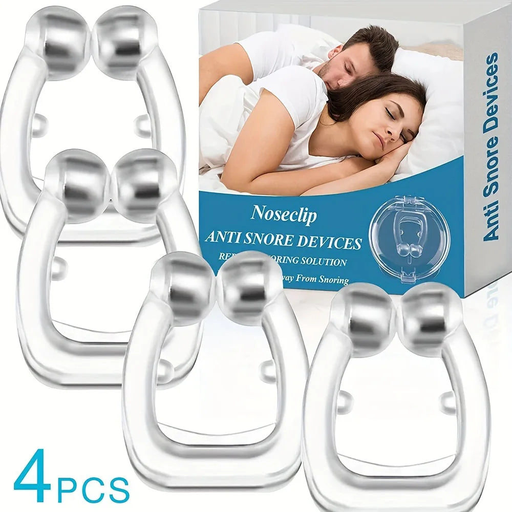 Ultieme Anti-Snor Silicone Magnetische Neusclip - De Perfecte Slaapgenoot voor Rustige Nachten en Apneu Verlichting, Inclusief Beschermhoes!