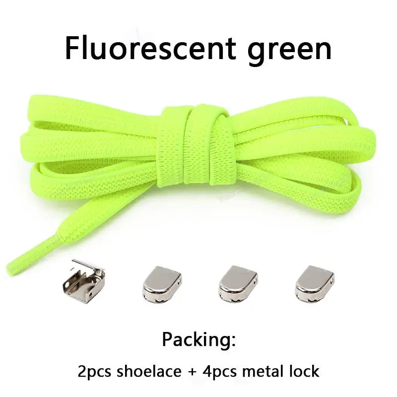 Moeteloze Elastische Geen-Knoop Veters voor Sneakers - Perfecte Pasvorm voor Kinderen en Volwassenen!
