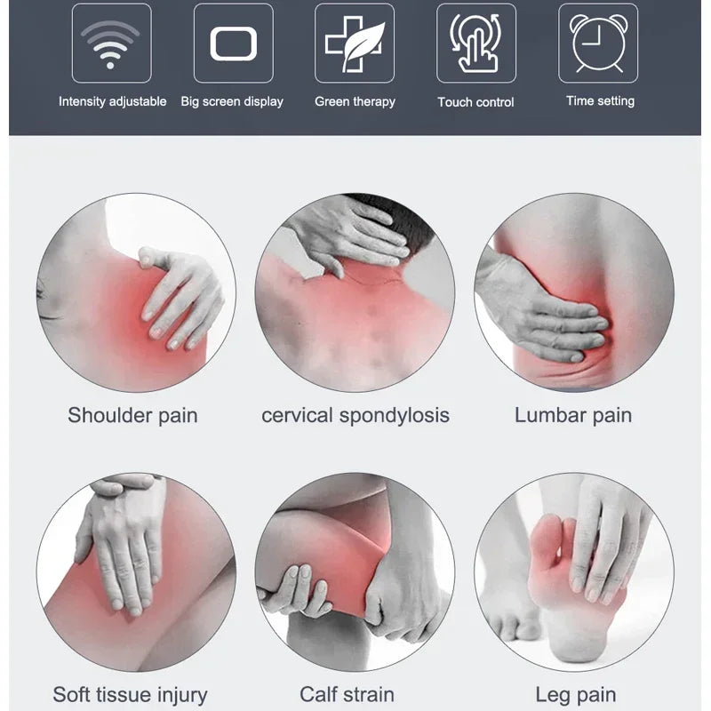 Revolutionaire Ultrasone Therapieapparaat voor Medicijnvrije Pijnverlichting en Spierontspanning – 1MHz Fysiotherapie Machine met LCD-scherm Massage voor Gewrichten
