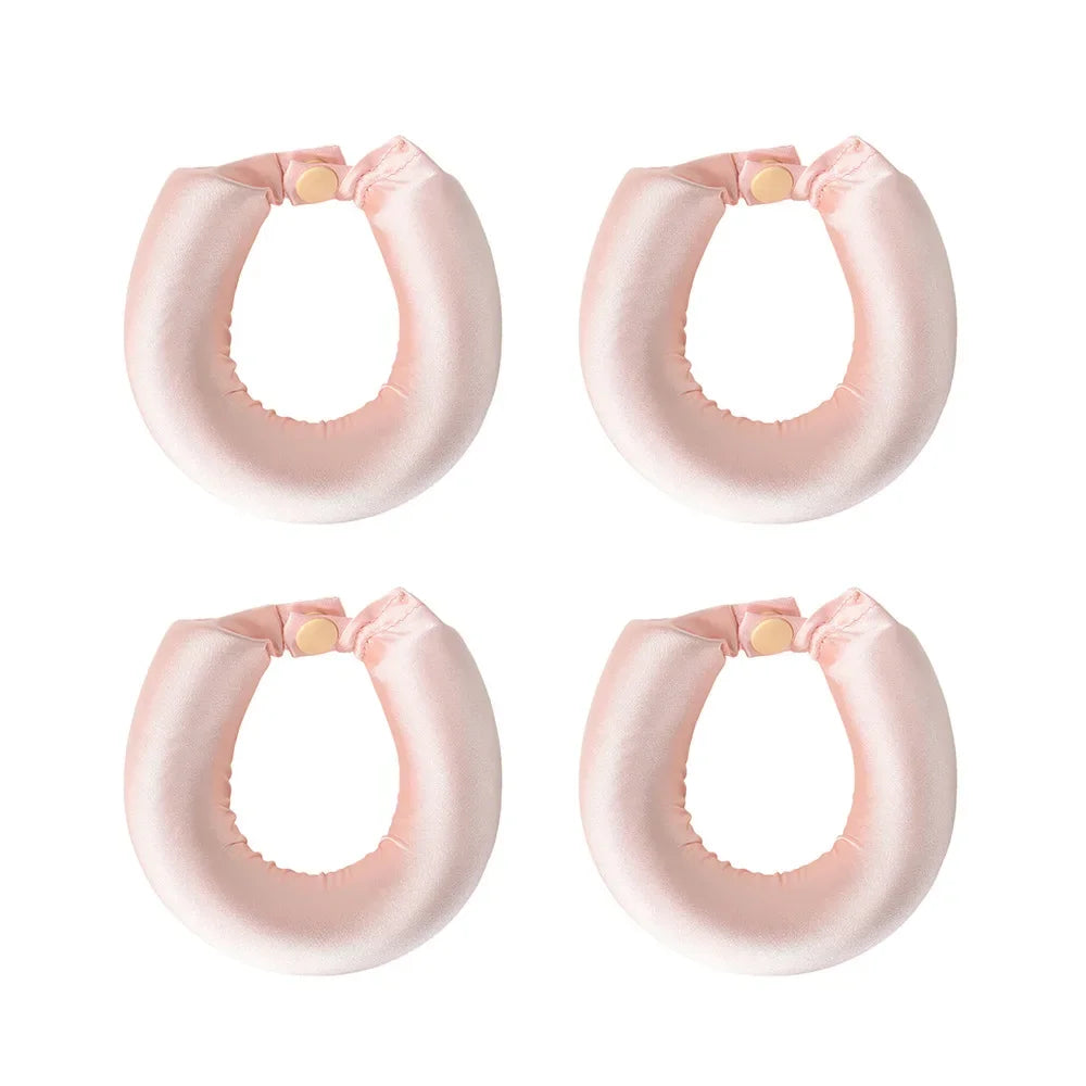 Satin Sleep Curls Heatless Curling Set - Wake Up To Soft, Voluminous Curls Without Heat Damage
