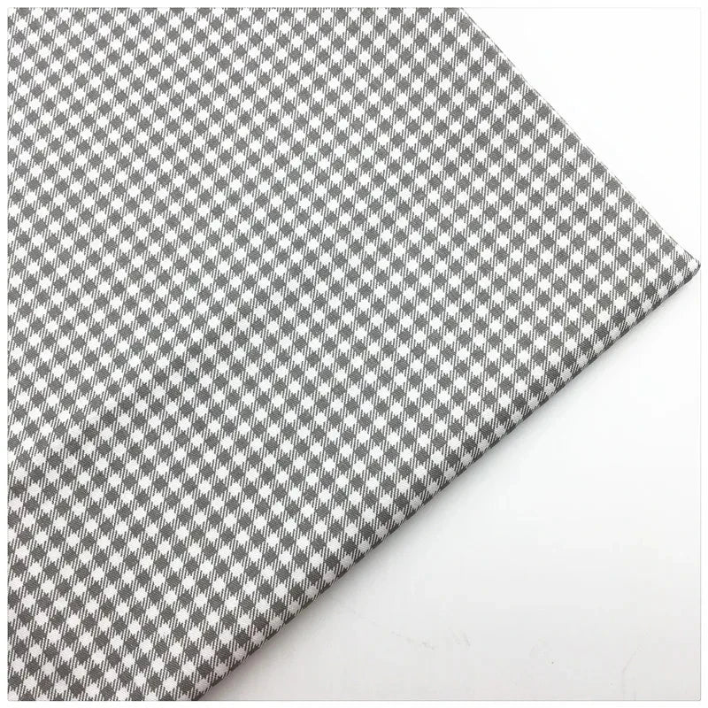 Gray Floral Cotton Fabric 160x50cm Printed Quilting Fabric for Sewing Patchwork Baby Bedding DIY