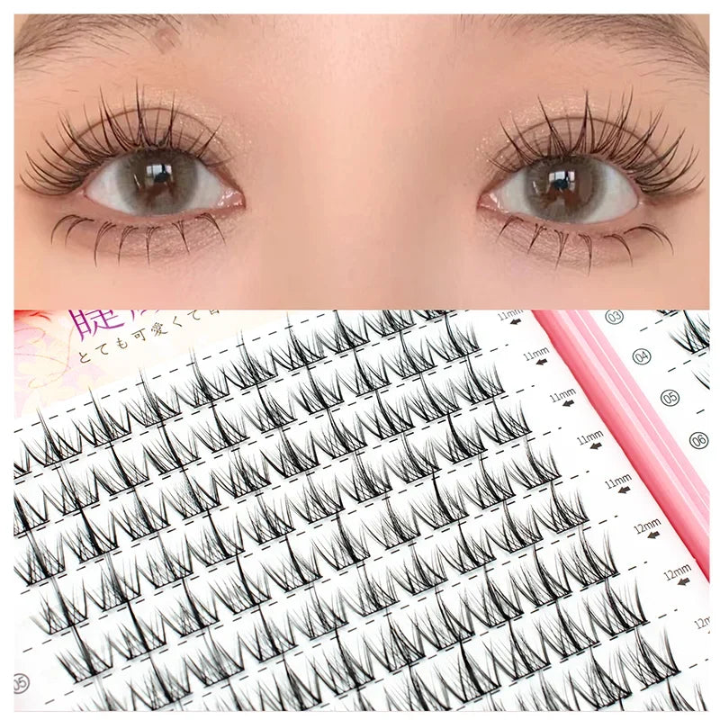 32 Rijen Luxe Individuele Cluster Wimperextensions - Professionele Kwaliteit voor Adembenemende Make-up Looks - Groothandel Beschikbaarheid