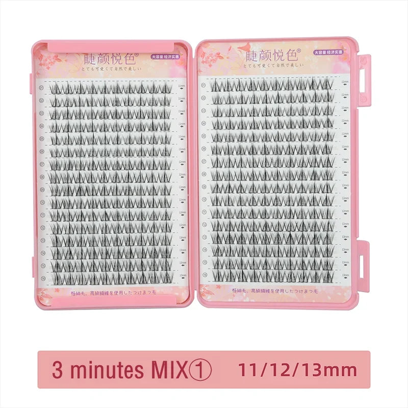 32 Rijen Luxe Individuele Cluster Wimperextensions - Professionele Kwaliteit voor Adembenemende Make-up Looks - Groothandel Beschikbaarheid