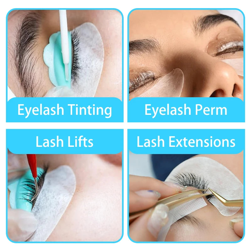 50 Paar Luxe Hydrogel Oogpatches voor Wimperextensions - Perfecte Onder-Oog Isolatie en Makeup Tools!