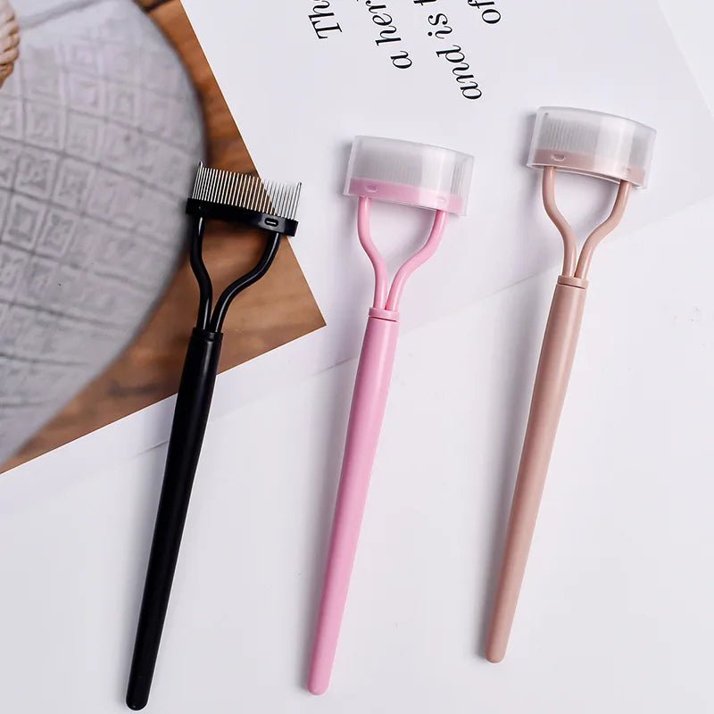 Professionele Wimperseparator met Roestvrijstalen Tanden - Perfecte Kruller & Kam voor een Onberispelijke Mascaratoepassing