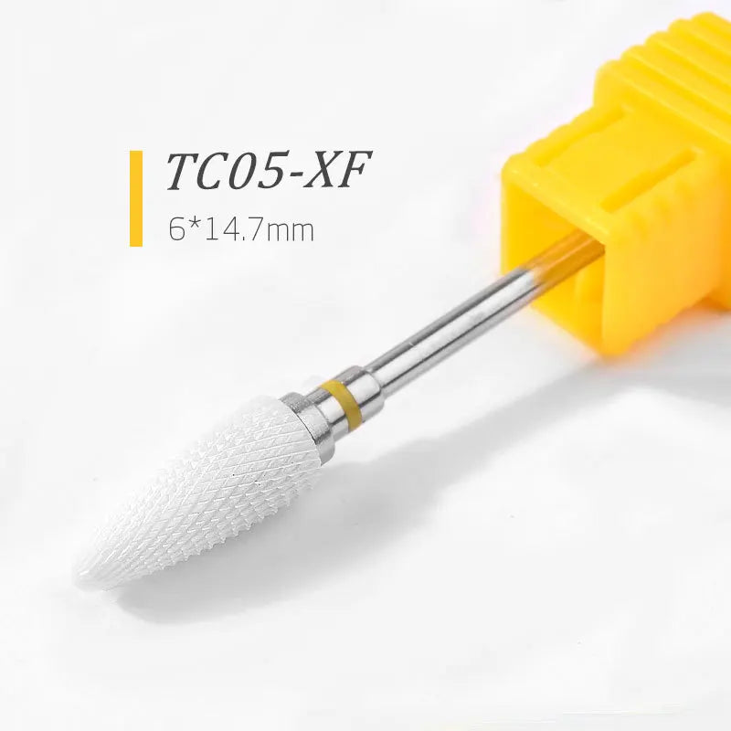 Premium Keramische Vijlbits - Elektrische Pedicure & Manicure Polijstgereedschap voor Moeiteloos Nagelart & Cuticle Verzorging