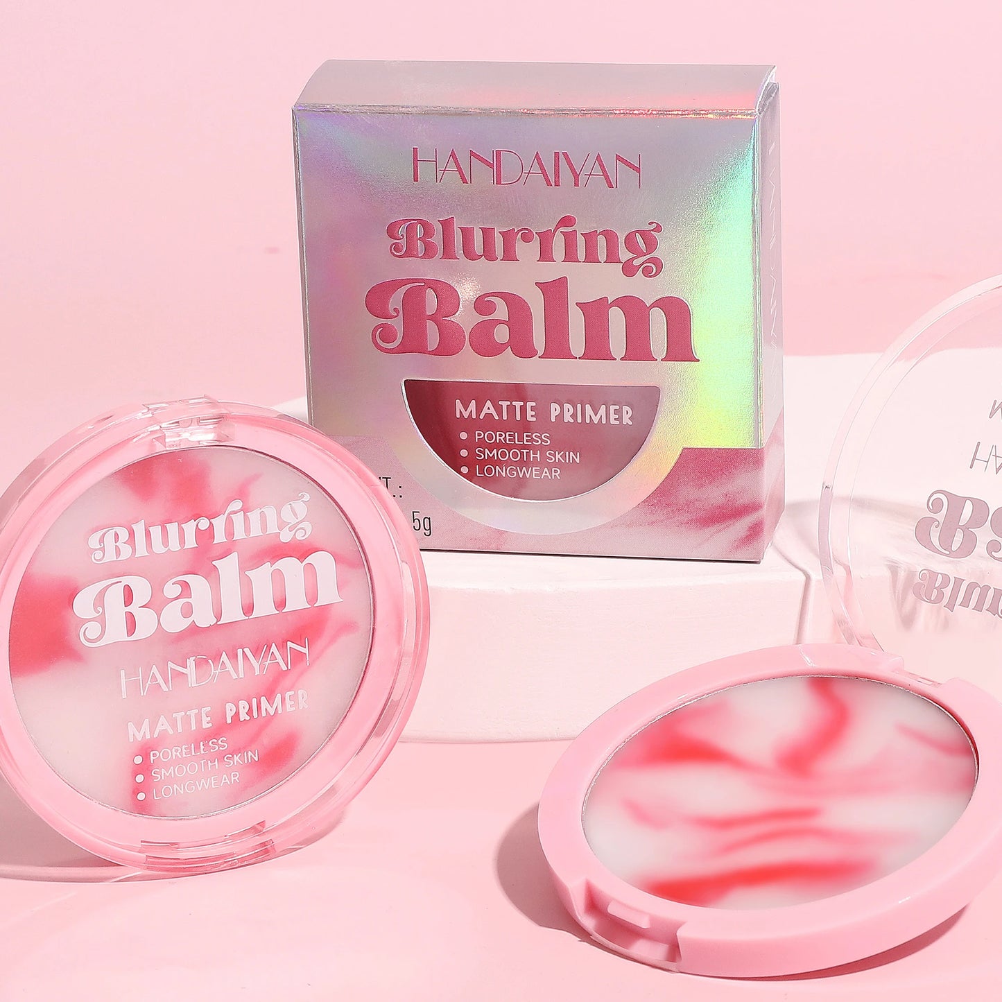 HANDAIYAN Ultra-Glad Natuurlijke Settingpoeder: Waterdichte Concealer voor Langdurige Vlekkeloze Gezichtsmake-up