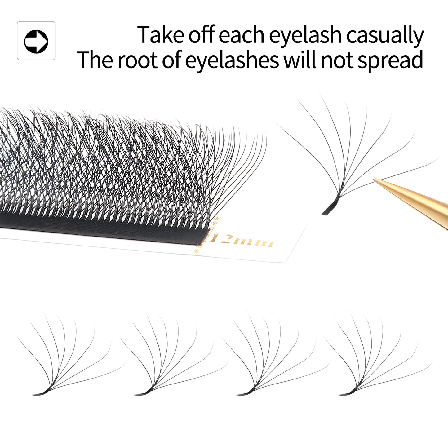 Verhoog je schoonheid met XIUSUZAKI W-vormige voorgemaakte fan wimperextensions - 2D tot 8D natuurlijke look individuele wimpers voor vlekkeloze glamour!