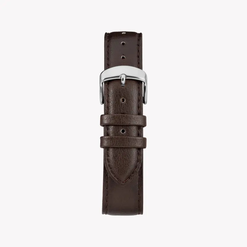 Timex Men's Brown Leather Watch, Blue Dial | TW2R85400-2
