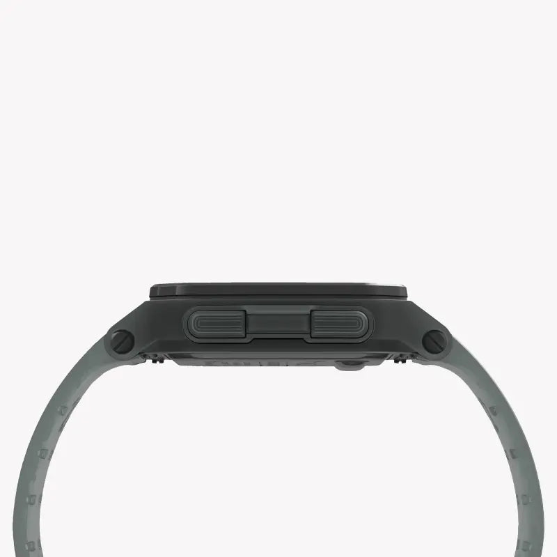 Timex Men's Gray Silicone Watch, Digital Dial | TW2U56400-1