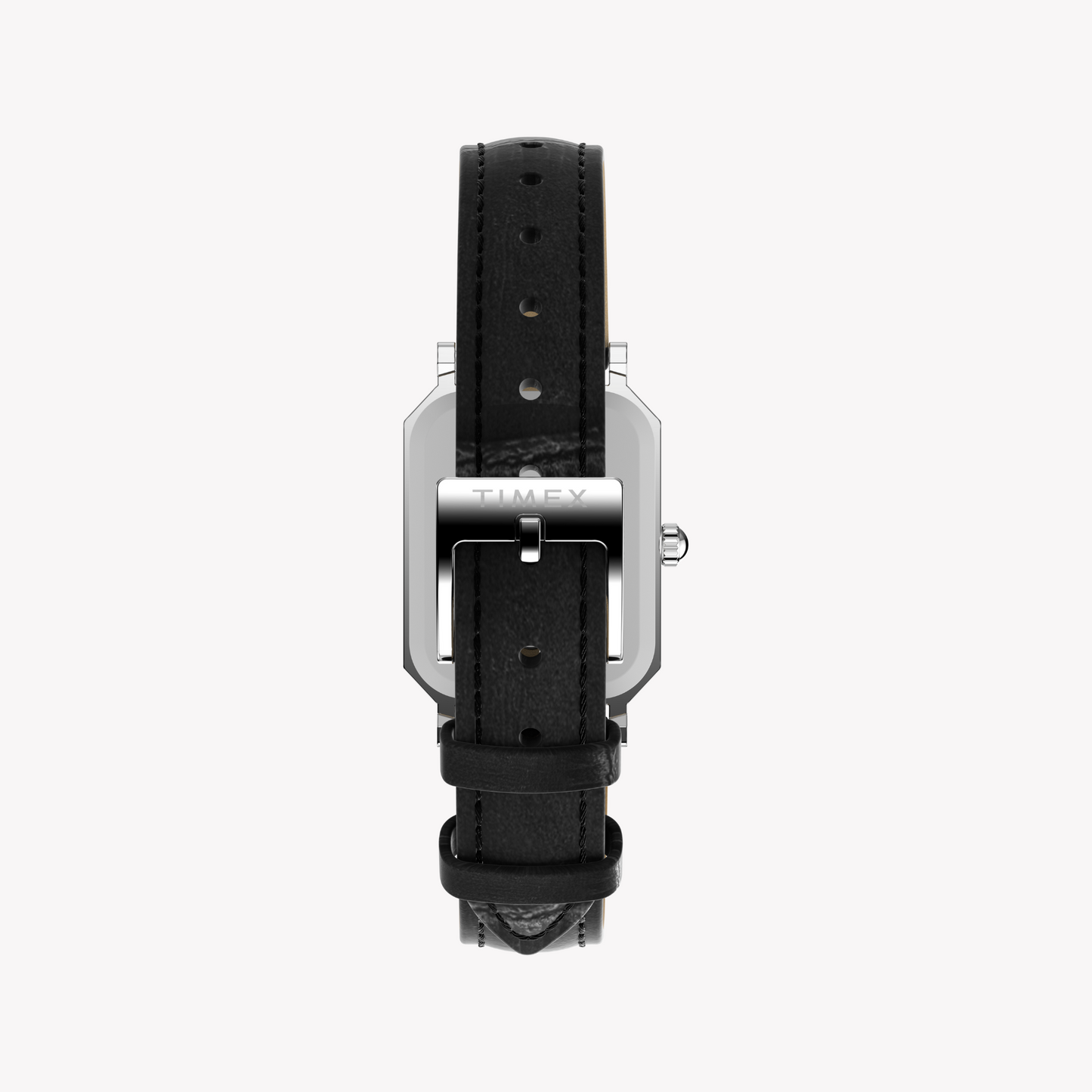 TIMEX Women's Silver/Black Leather Watch | TW2Y00800-3
