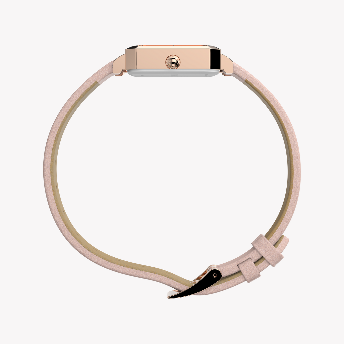 TIMEX Women's Rose Gold/Pink Leather Watch | TW2Y01100-1