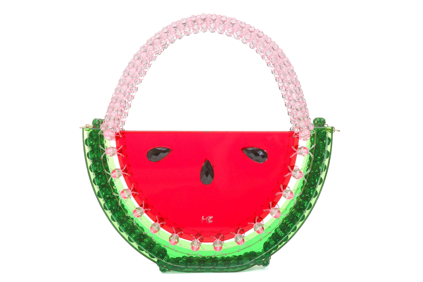 Beautify watermelon handbag beaded acrylic bag-1