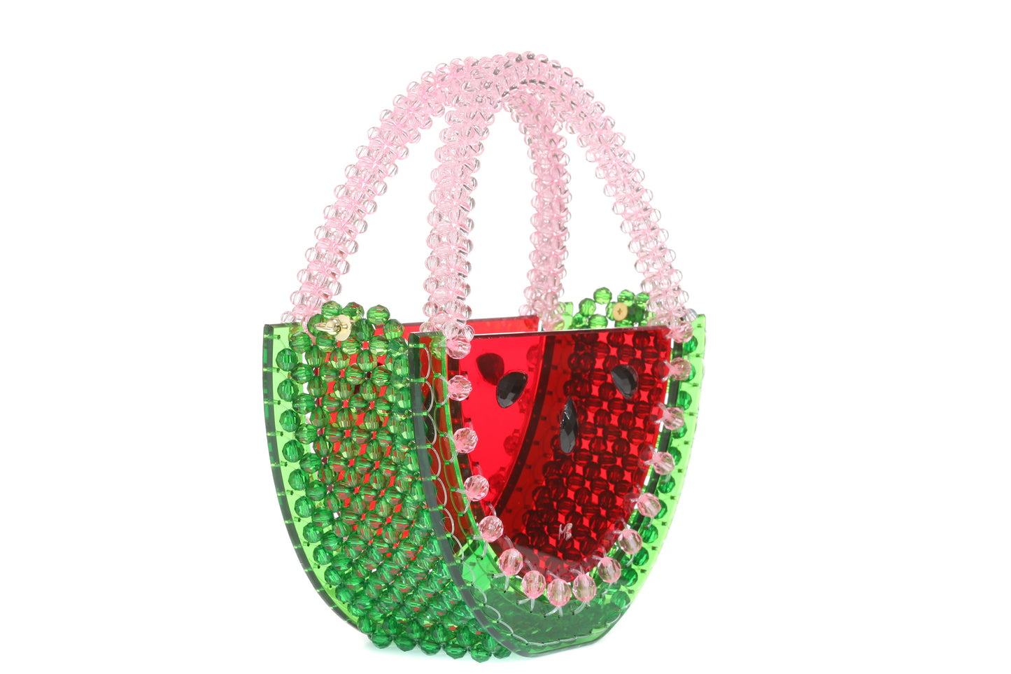 Beautify watermelon handbag beaded acrylic bag-4