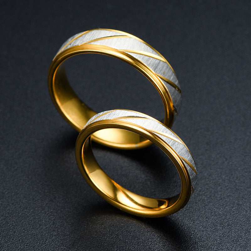 CoupleTide - Exclusieve Ringen met Uniek Golfpatroon voor Liefdevolle Stellen