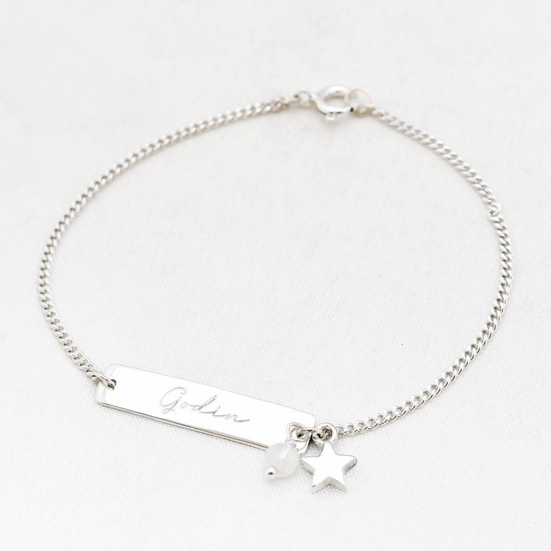 Engraved Charm - Tekstplaatje Armband