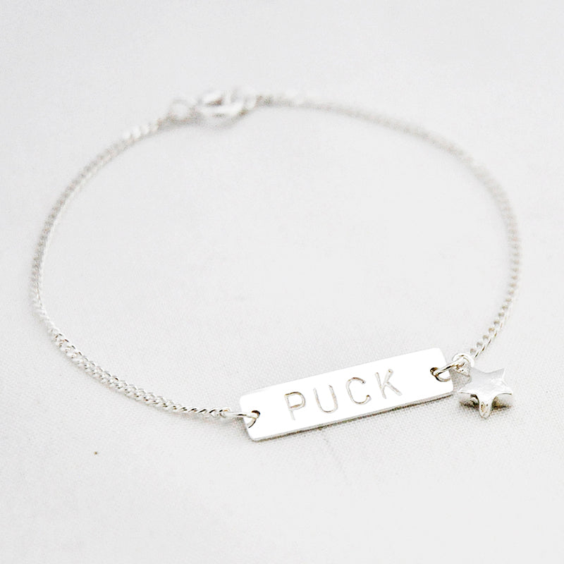 Engraved Charm - Tekstplaatje Armband
