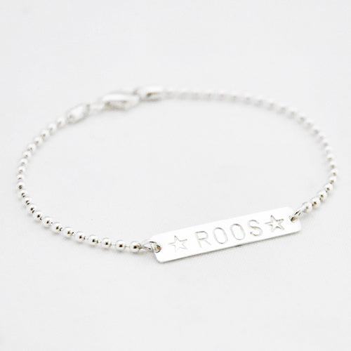Engraved Charm - Tekstplaatje Armband