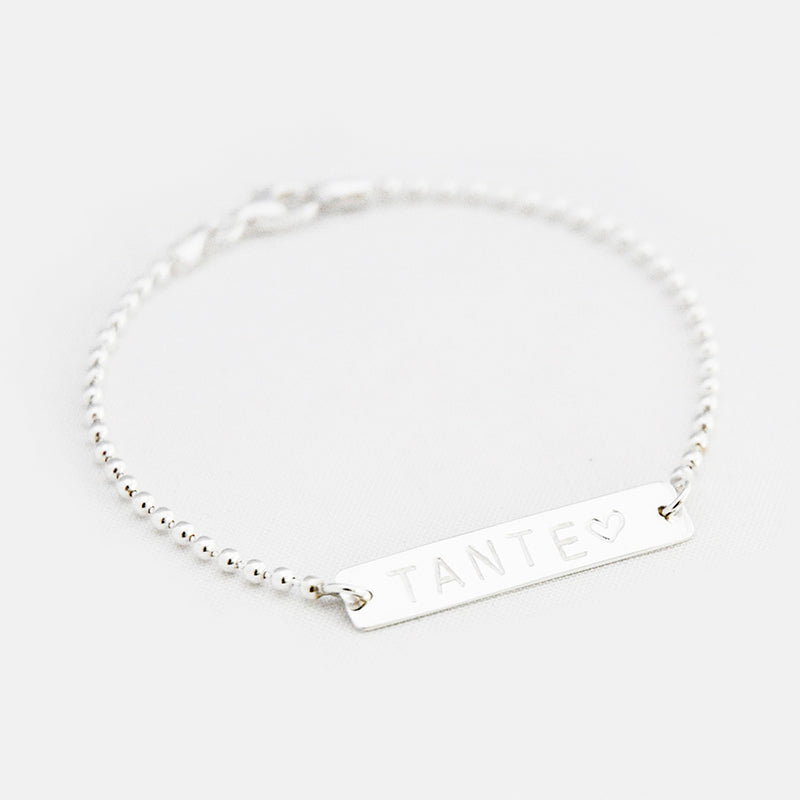 Engraved Charm - Tekstplaatje Armband