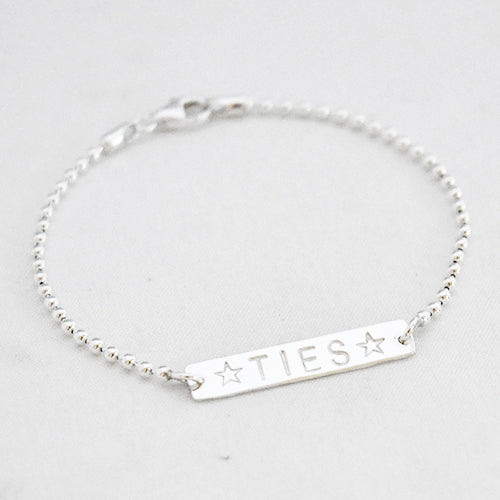 Engraved Charm - Tekstplaatje Armband