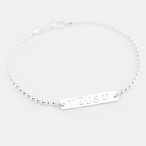 Engraved Charm - Tekstplaatje Armband