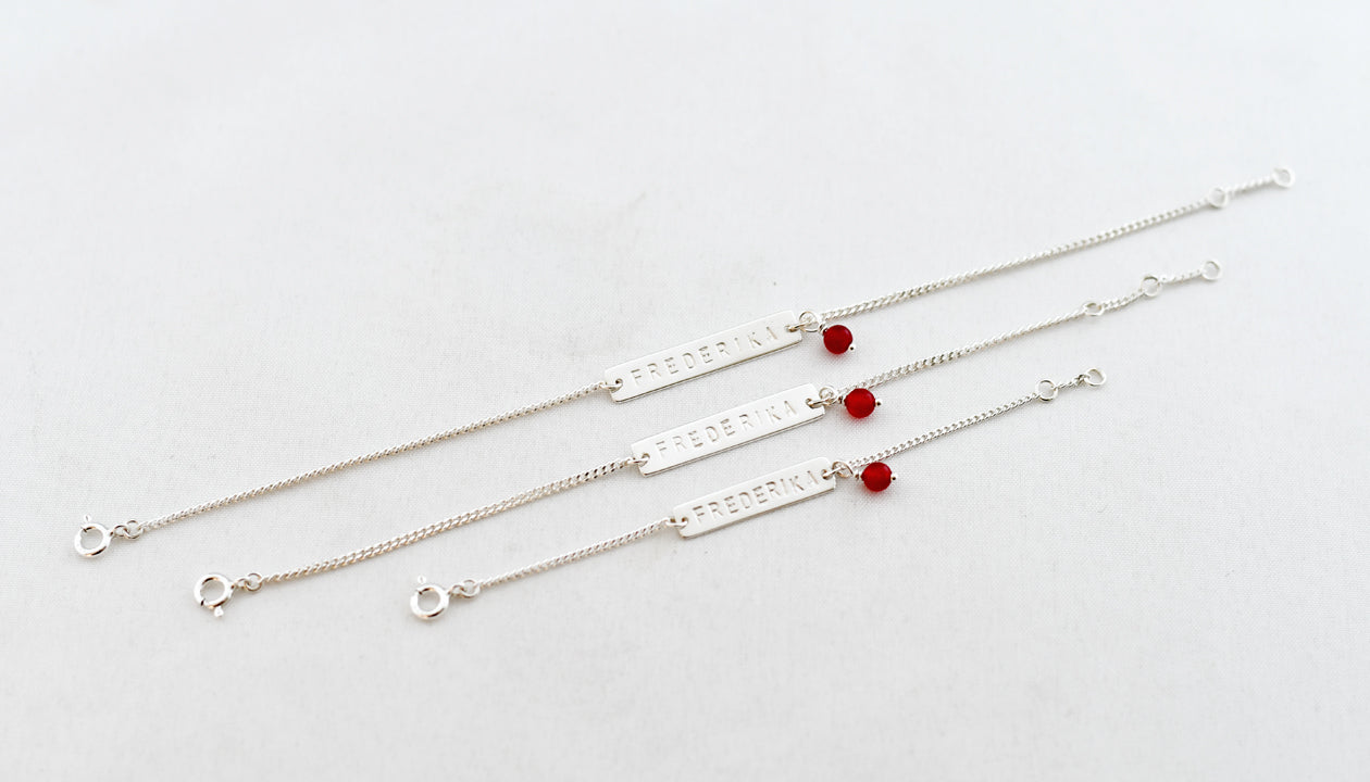 Engraved Charm - Tekstplaatje Armband