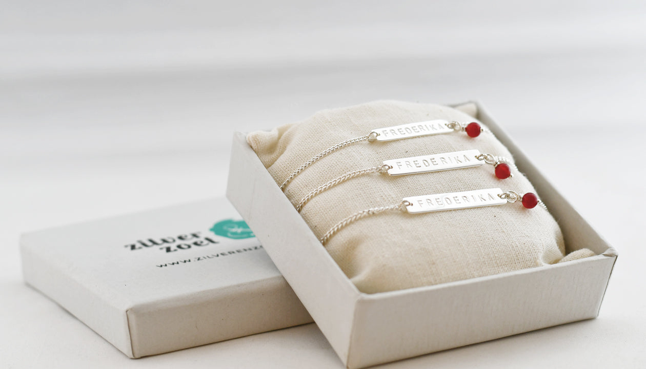 Engraved Charm - Tekstplaatje Armband