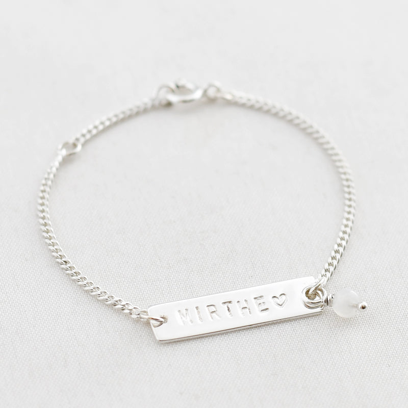Engraved Charm - Tekstplaatje Armband
