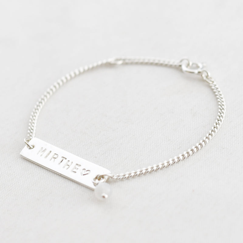 Engraved Charm - Tekstplaatje Armband