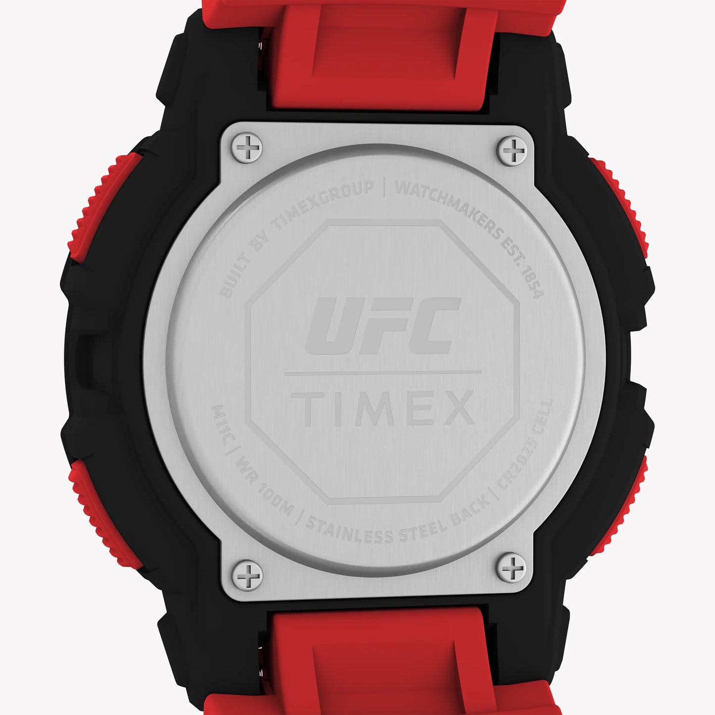 Timex Men's Red Digital Watch, Black Resin Case | T5K892-3