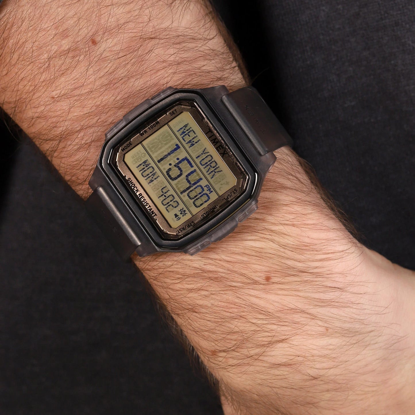 Timex Men's Gray Silicone Watch, Digital Dial | TW2U56400-4