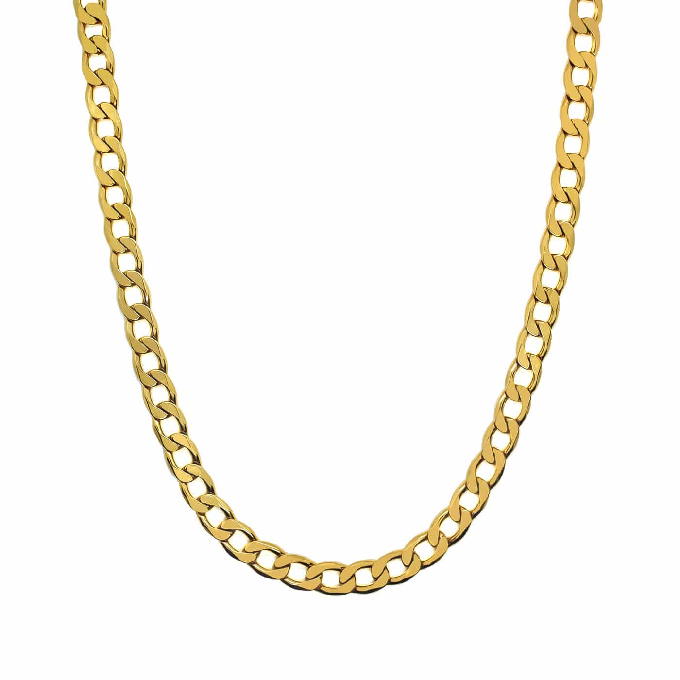 BoldCurb - Stijlvolle Gouden Curb Ketting voor een Verfijnde Look