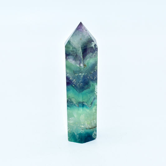 Fluorite Crystal Gemstone Point