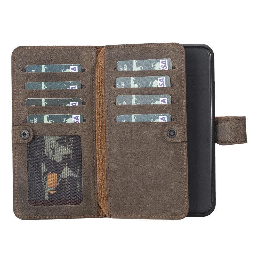 Double Magic Wallet iPhone X Series Genuine Leather Case - DMW - iPhone XR / ROMA BROWN-4