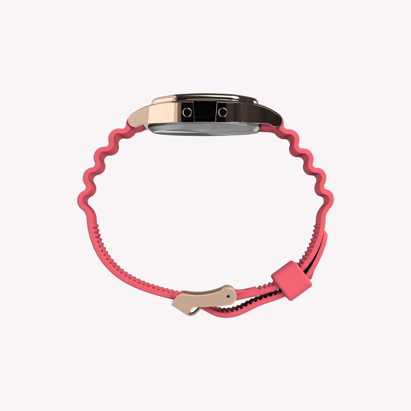 Timex Unisex Rose Gold & Pink Resin Strap Watch | T80-4