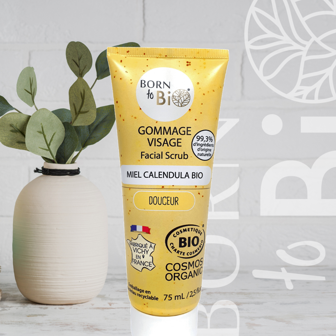 Calendula Honey Facial Scrub - Certified organic-1