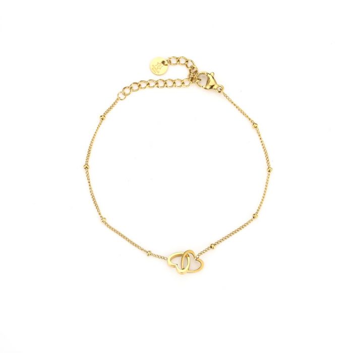 Forever Together - Armband met Hartjes in Goud